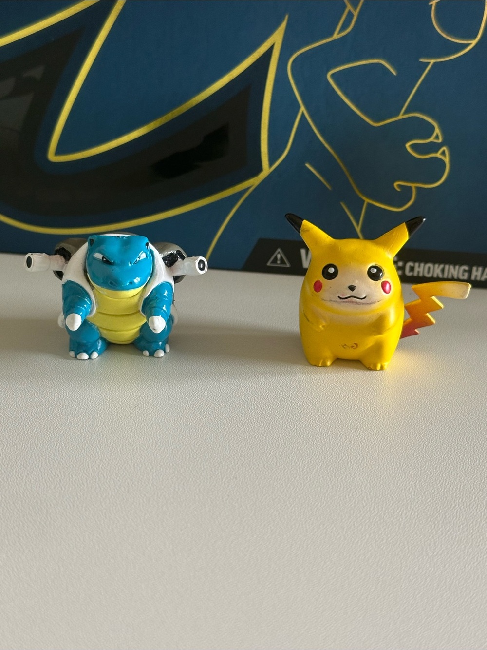 1999 Pokemon Blastoise Pikachu Figure Toy Miniature Pencil Topper Nintendo Rare